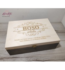 Graviruota dėžė arbatai, Bosas, 01