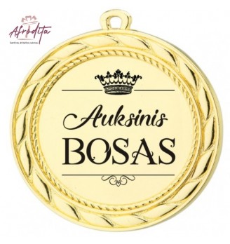 Graviruotas medalis, Boss, 03