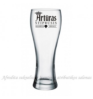 Vardinis alaus bokalas "Stiprusis", 06