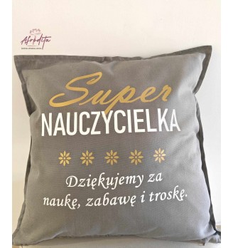 Pagalvė "Super Nauczycielka", 02