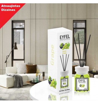 Eyfel kvapų difuzorius su pagaliukais - Grape (120ml)       