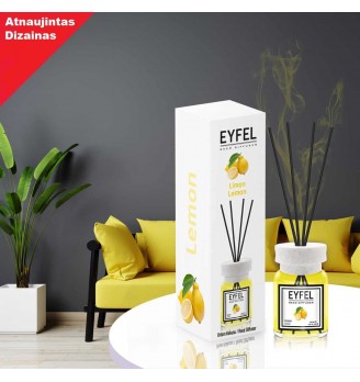 Eyfel kvapų difuzorius su pagaliukais - Lemon (120ml)     