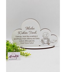 Balta medinė širdelė 02
