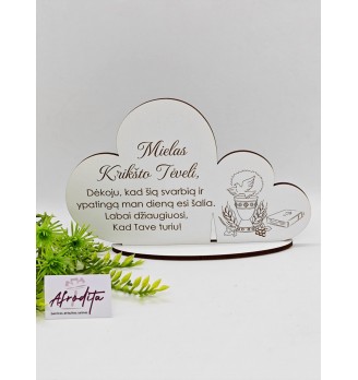Balta medinė širdelė 02