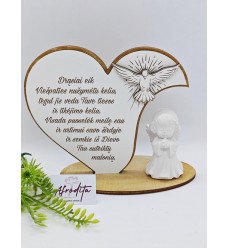 Graviruota širdelė su Angeliuku 01