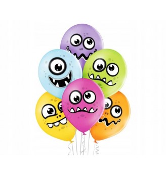 Balionų rinkinys, Funny Monsters 30 cm, 08