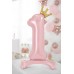 Pastatomas folinis balionas "1" 84 cm, 02