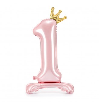 Pastatomas folinis balionas "1" 84 cm, 02