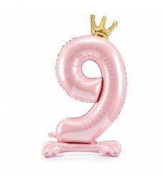 Pastatomas folinis balionas "9" 84 cm, 10