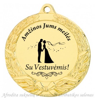 Medalis "Vestuvės" 01