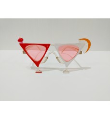 Dekoratyviniai akiniai "Kokteilis" 09, 1 vnt  
