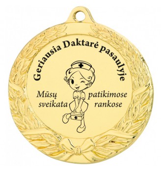 Medalis "Geriausia Daktarė"  14, 1 vnt  